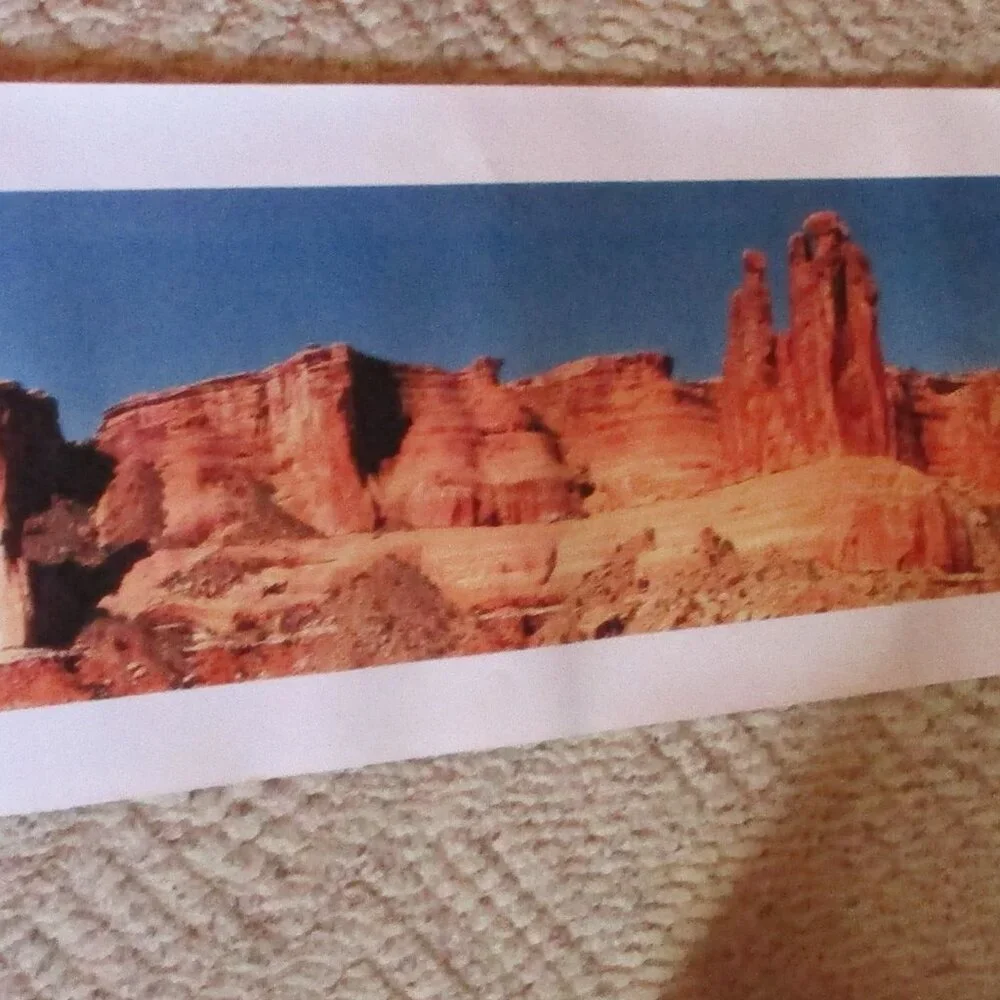 Panoramic Moab Utah Desert Photograph Peter Lorber 8.4 feet long x 12.5 inches